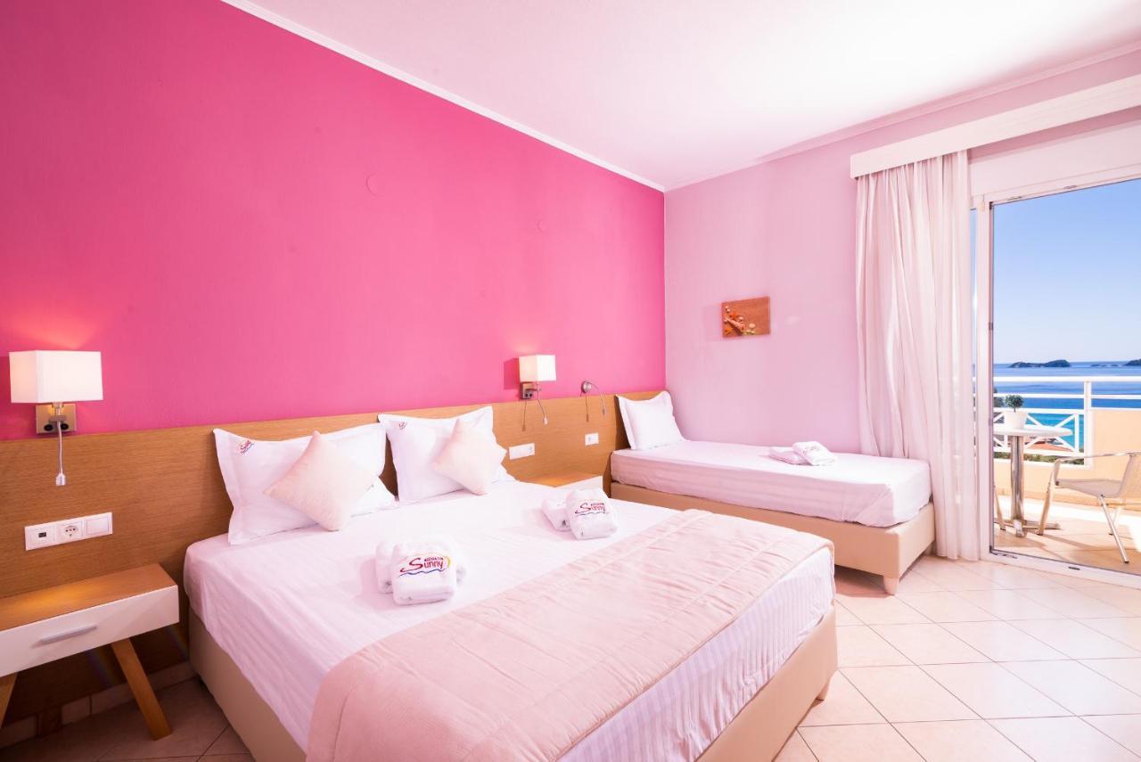 Sunny Hotel Thassos Chrisi Ammoudia Esterno foto