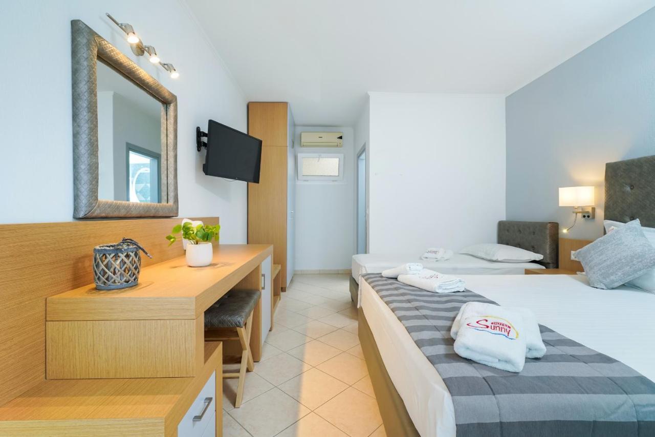 Sunny Hotel Thassos Chrisi Ammoudia Esterno foto