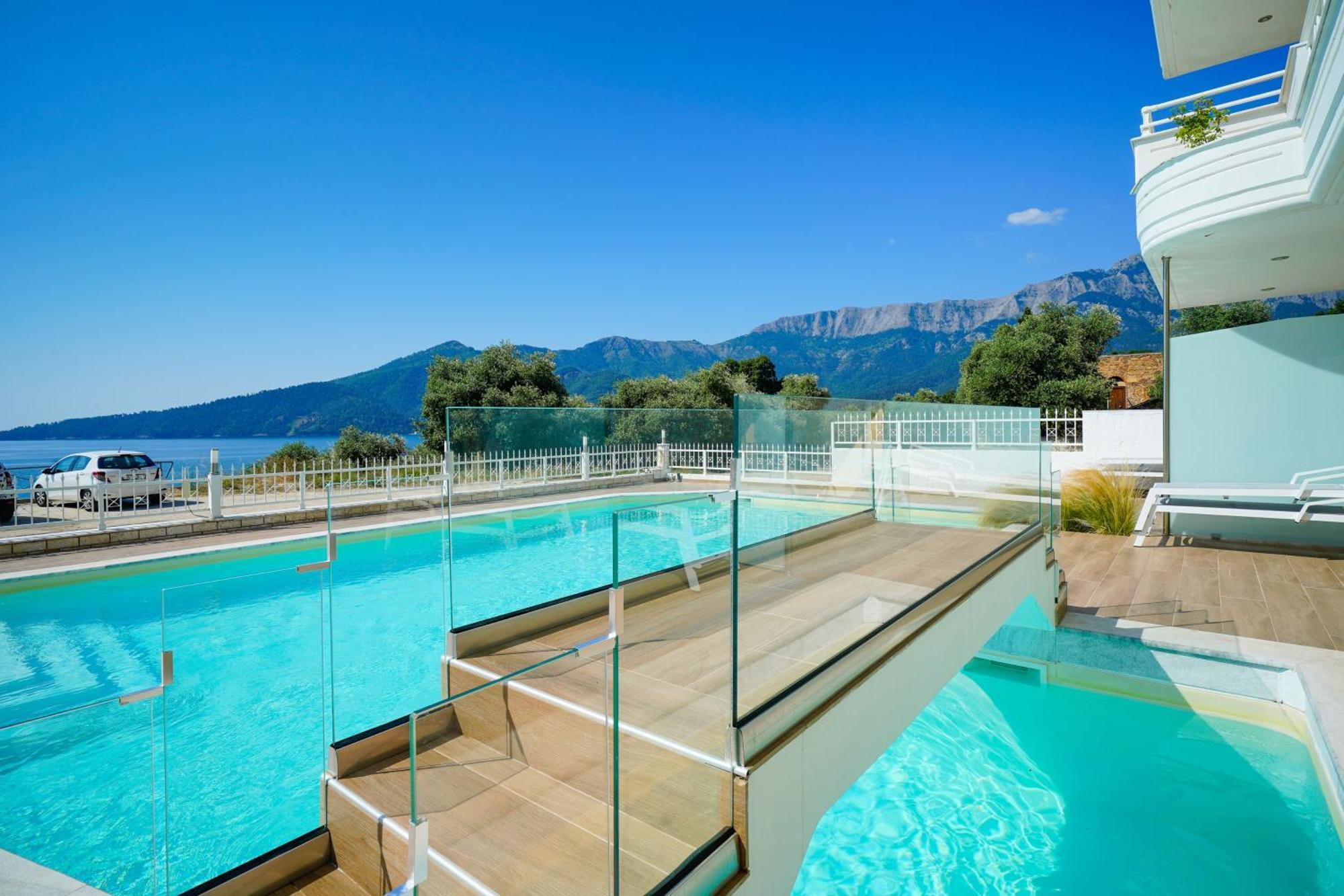 Sunny Hotel Thassos Chrisi Ammoudia Esterno foto