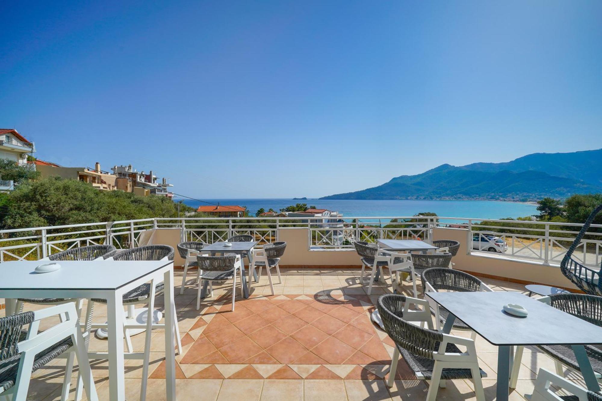 Sunny Hotel Thassos Chrisi Ammoudia Esterno foto