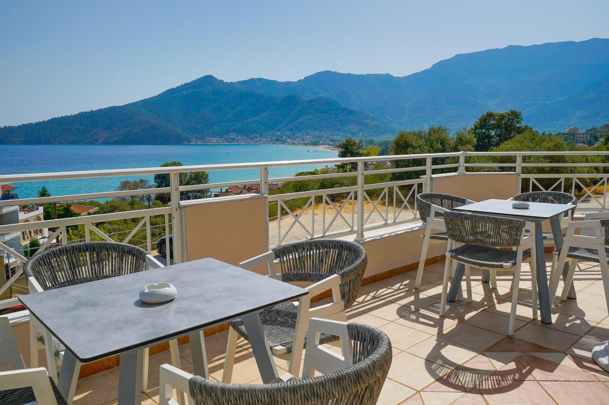 Sunny Hotel Thassos Chrisi Ammoudia Esterno foto