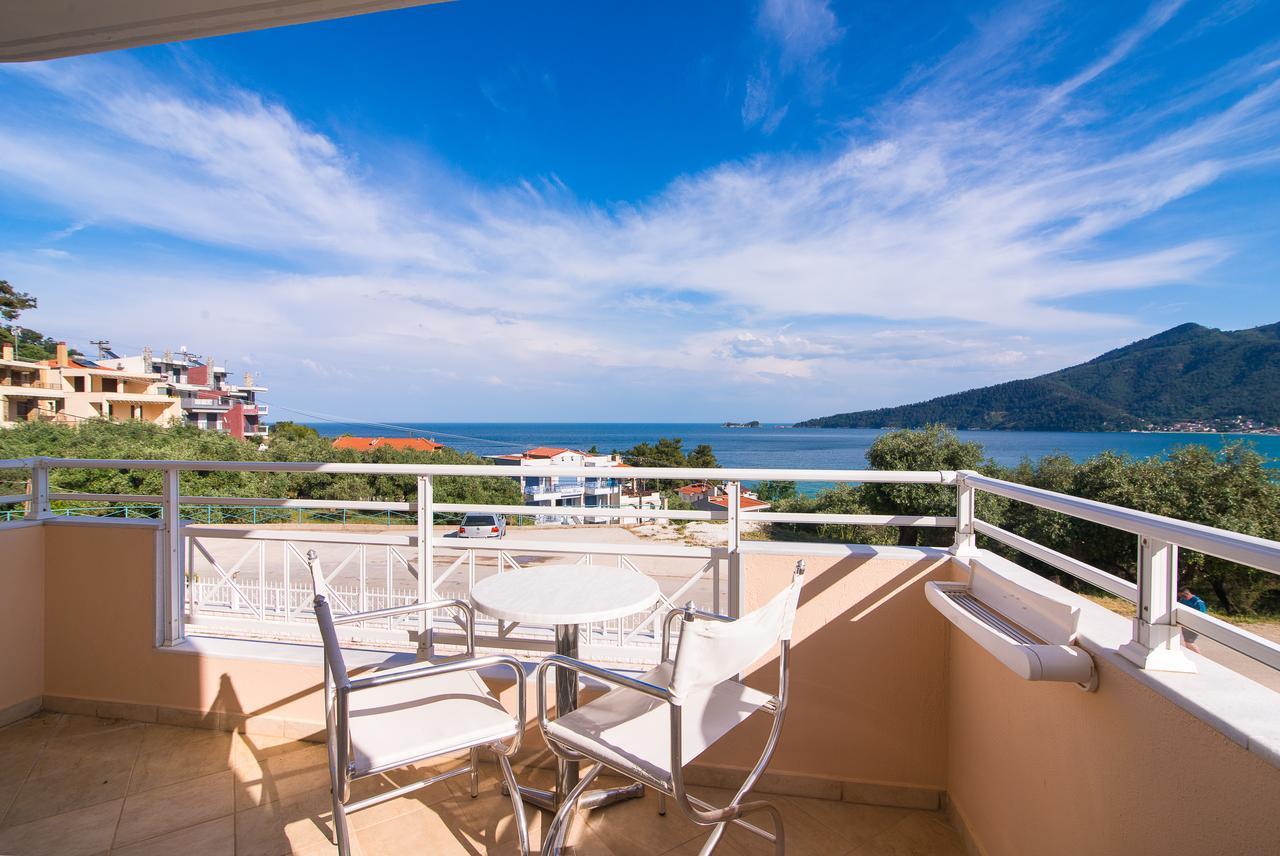Sunny Hotel Thassos Chrisi Ammoudia Esterno foto